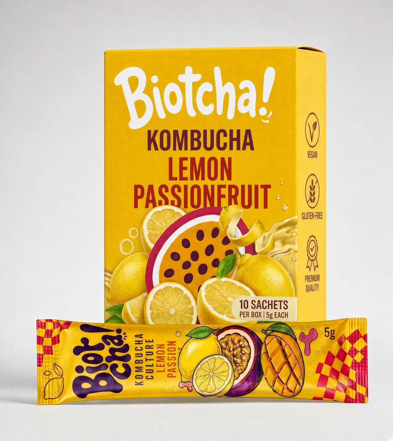 Lemon Passionfruit Kombucha